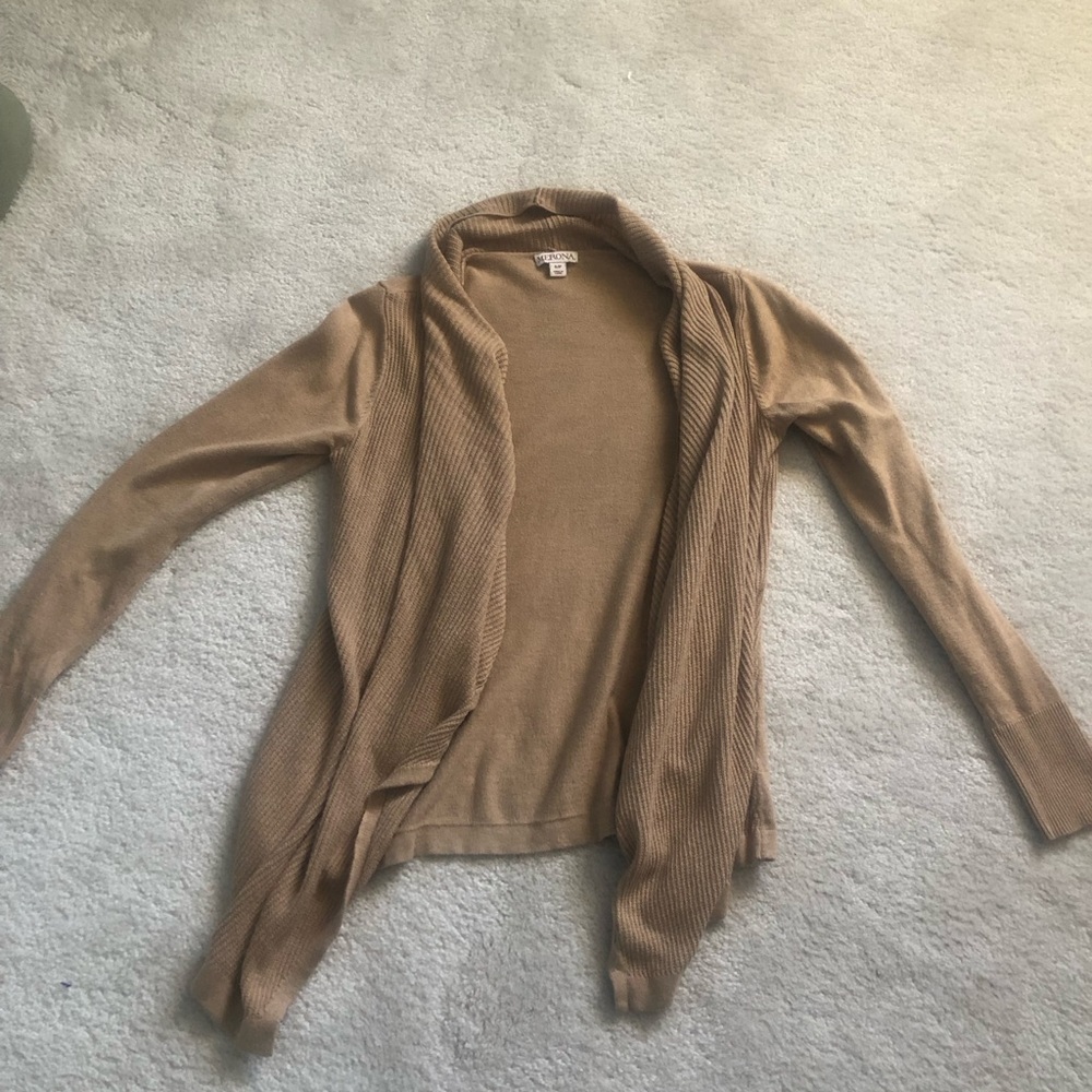Tan wrap cardigan🍁